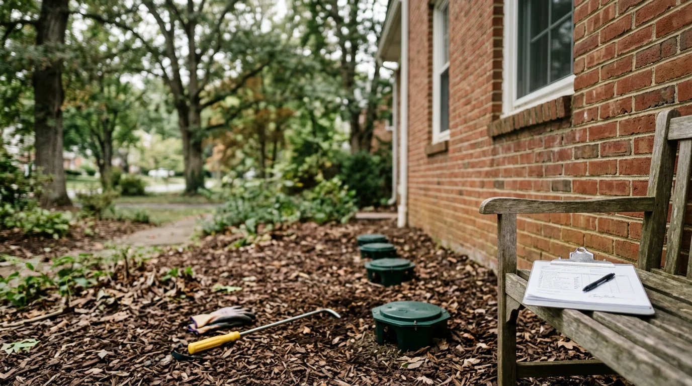 Residential neighborhood served by Hughes Termite & Wildlife Control